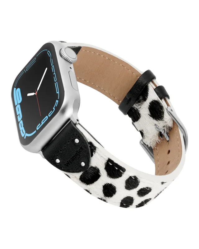 Wrangler® "Rodeo Ready" Calf Hair Studded Band For Apple Watch® sold by WITHiit