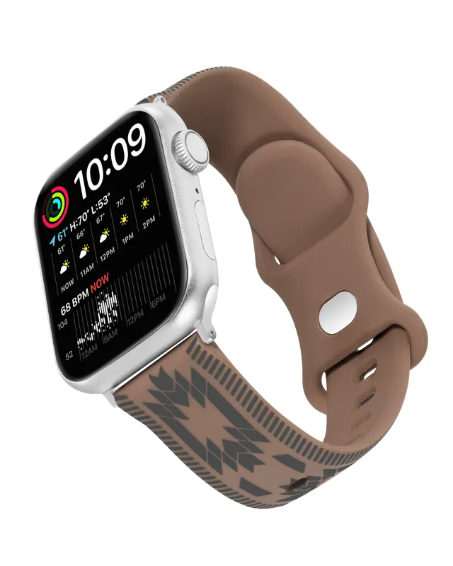 Wrangler® "Aztec Trail" Silicone Band For Apple Watch® sold by WITHiit