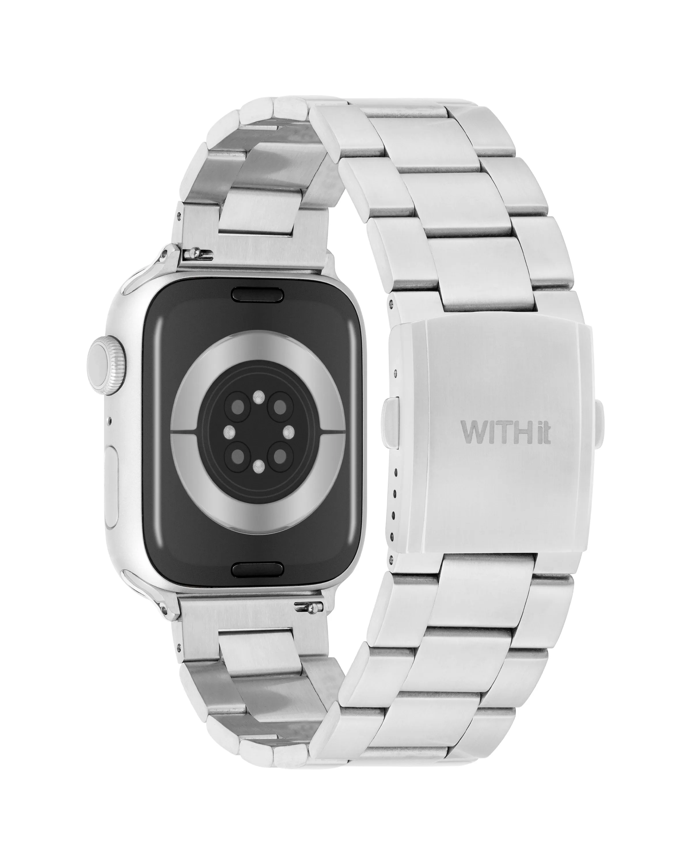 Solid Stainless Steel Bracelet for Apple Watch® sold by WITHiit product image thumbnail 2