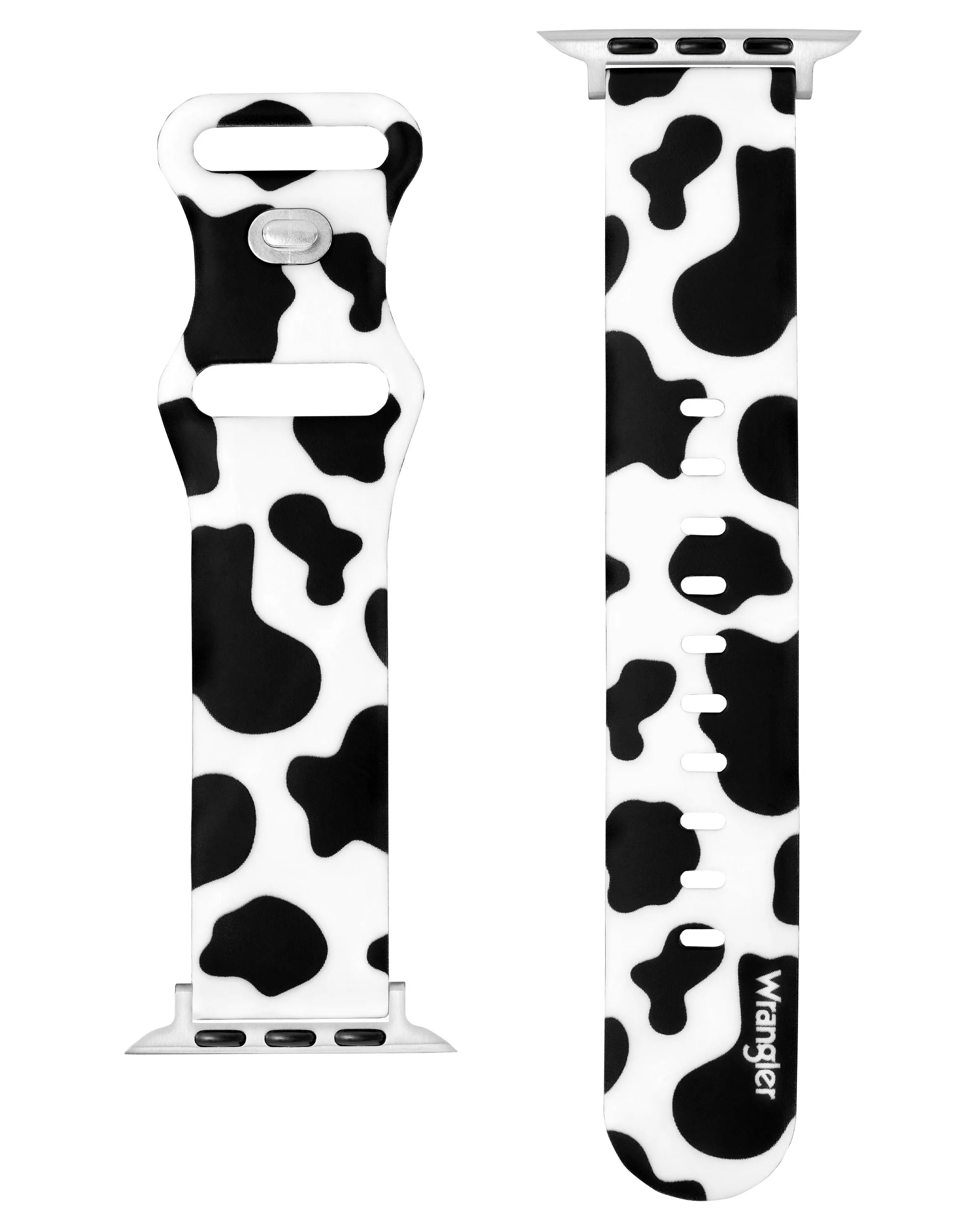 Wrangler® “Frontier Spirit” Cow Print Silicone Band for Apple Watch® sold by WITHiit product image thumbnail 3