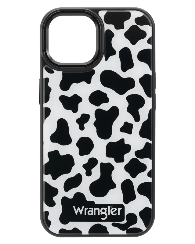 Wrangler® “Frontier Spirit” Cow Print Phone Case sold by WITHiit