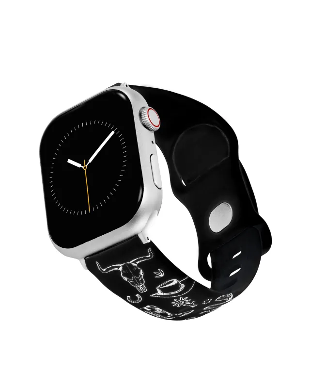 Wrangler® “Trail Sketch” Silicone Band for Apple Watch® sold by WITHiit