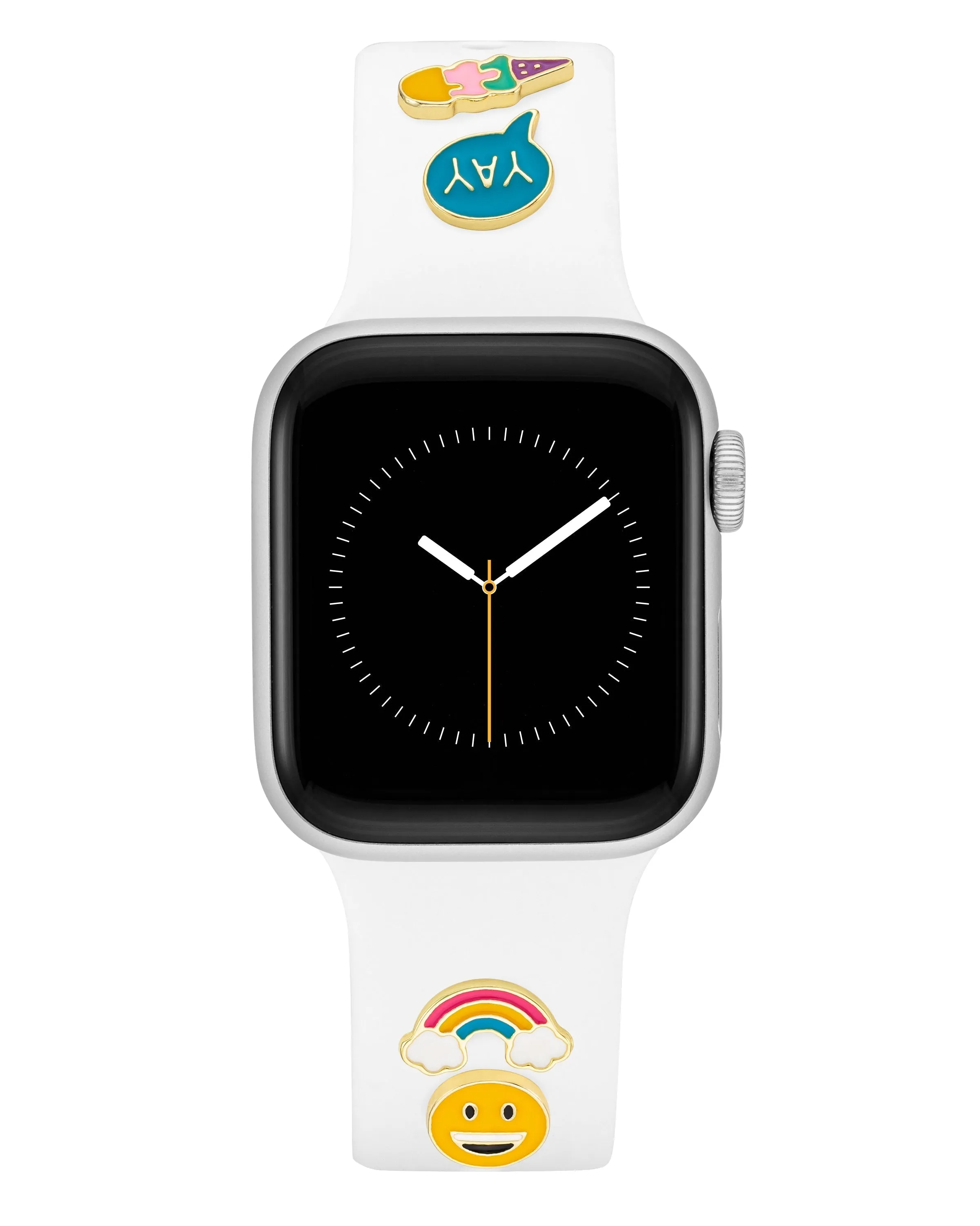 Band Candy Smooth Silicone Band and Happy Charm Set for Apple Watch® sold by WITHiit