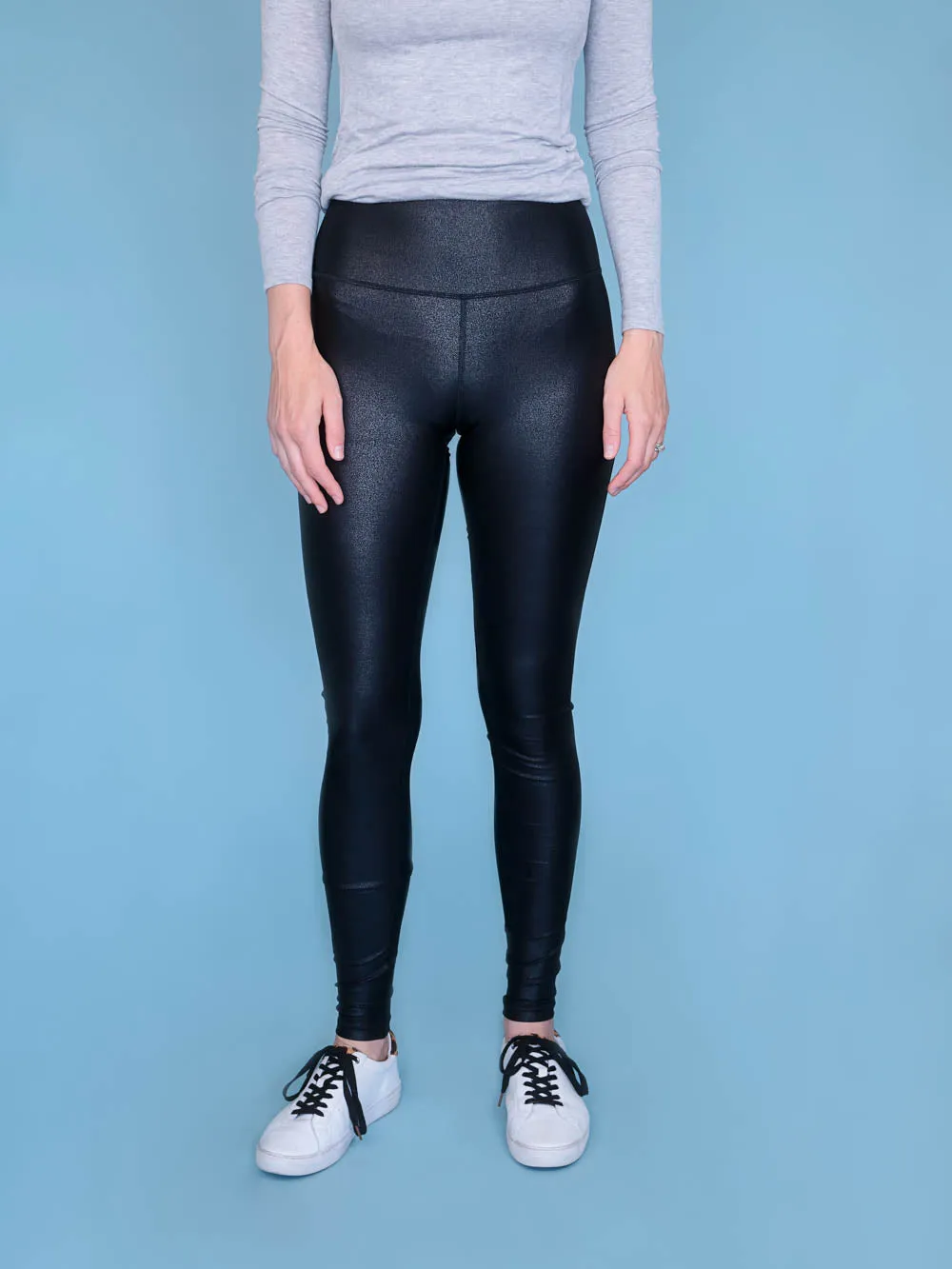 Faux Leather Tall Leggings sold by Amalli Talli product image thumbnail 3