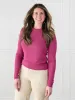 AT Favorite Ribbed Tall Tee - Raspberry sold by Amalli Talli