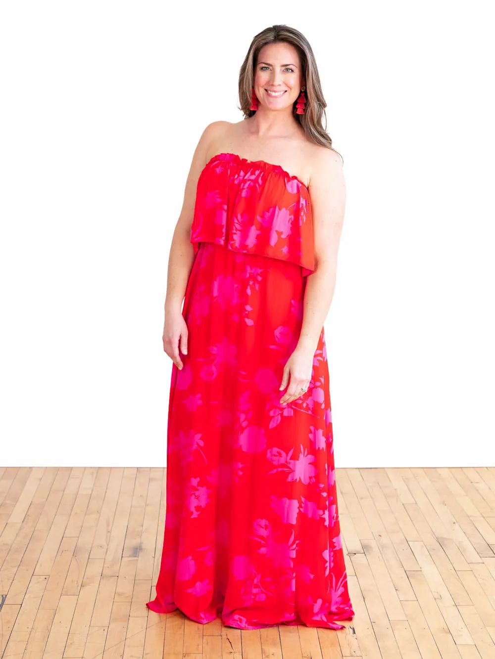 Tropics Tall Maxi Dress sold by Amalli Talli product image thumbnail 3