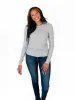 Ribbed Long Sleeve Tall Tee - Light Grey sold by Amalli Talli