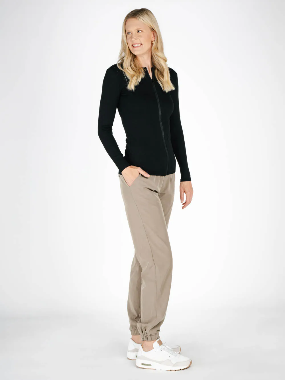 Loren Zip Up Tall Long Sleeve sold by Amalli Talli product image thumbnail 4