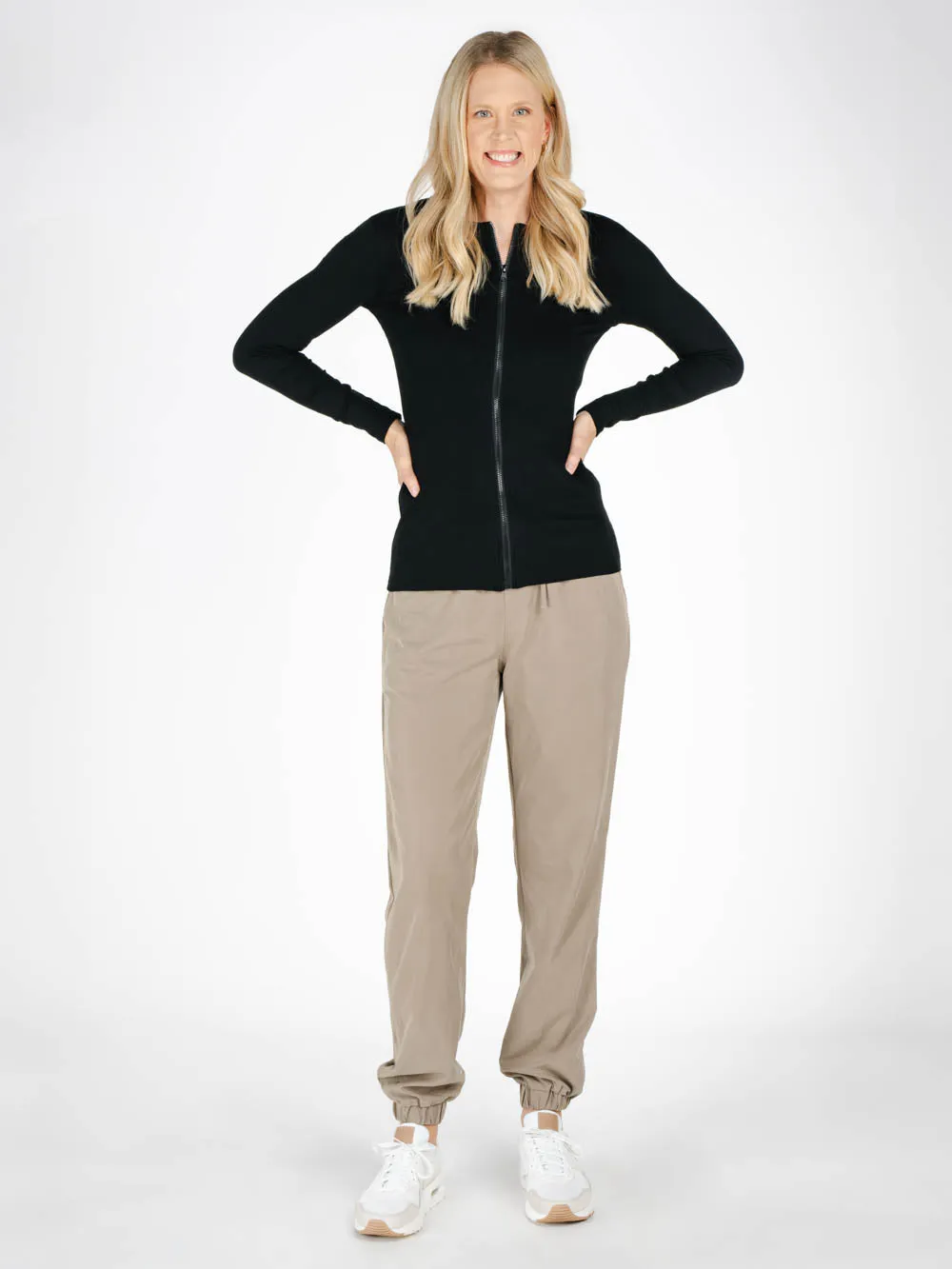 Loren Zip Up Tall Long Sleeve sold by Amalli Talli product image thumbnail 3