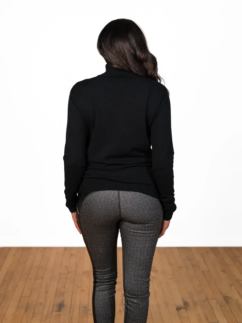 Turtleneck Tall Sweater - Black sold by Amalli Talli product image thumbnail 5