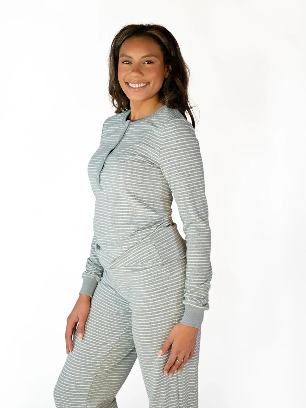 Striped Tall Pajama Top sold by Amalli Talli product image thumbnail 3