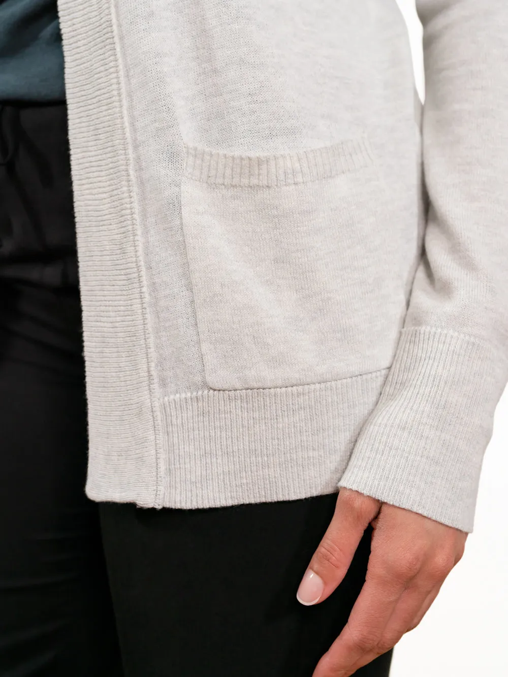 Willow Tall Cardigan - Light Grey sold by Amalli Talli product image thumbnail 5