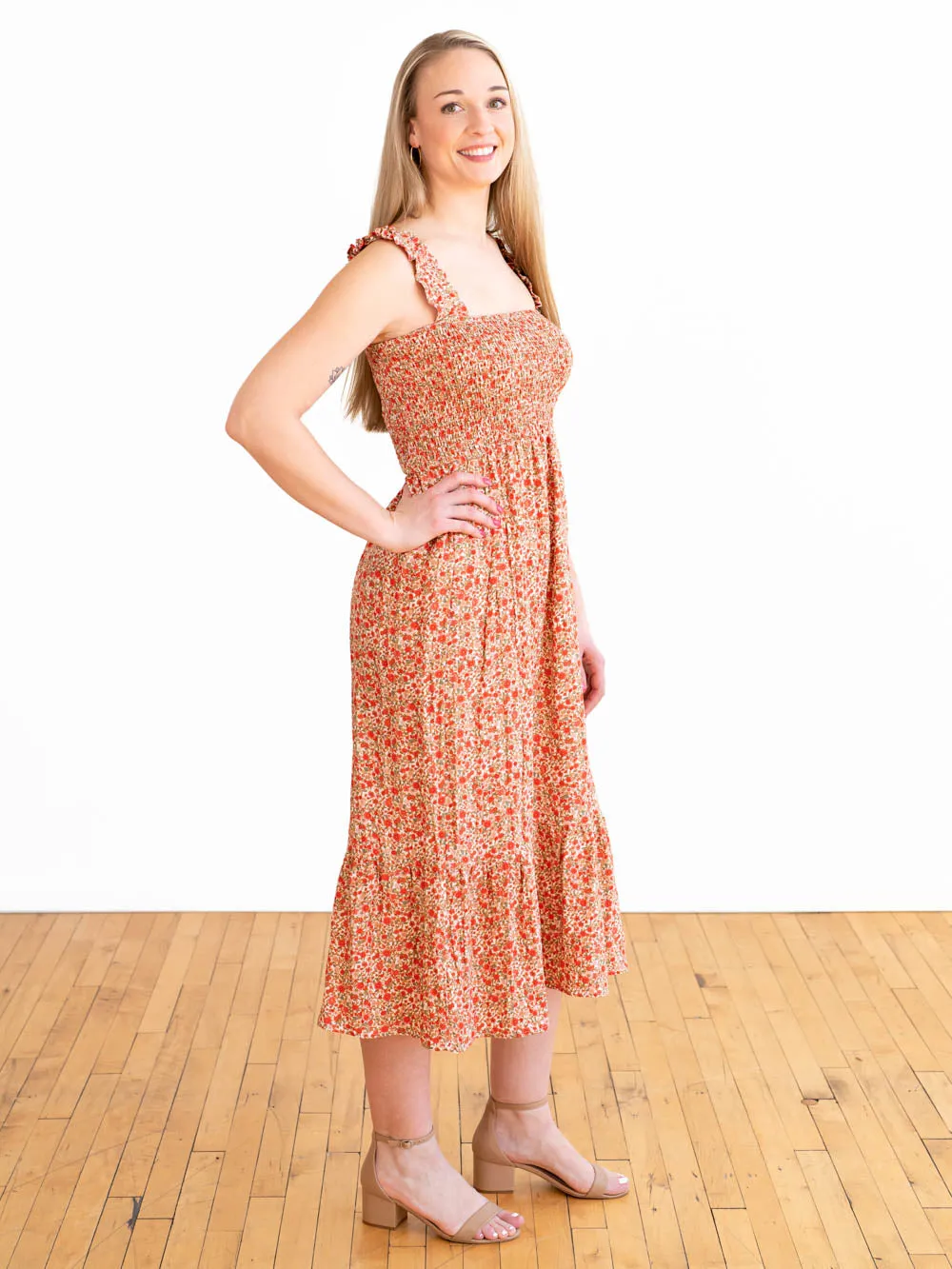 Lottie Tall Midi Dress sold by Amalli Talli product image thumbnail 3