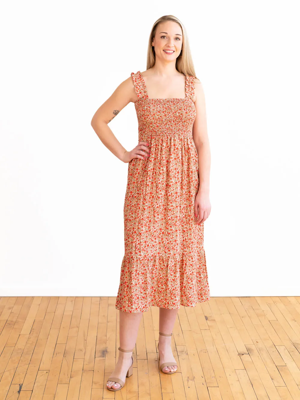 Lottie Tall Midi Dress sold by Amalli Talli product image thumbnail 2