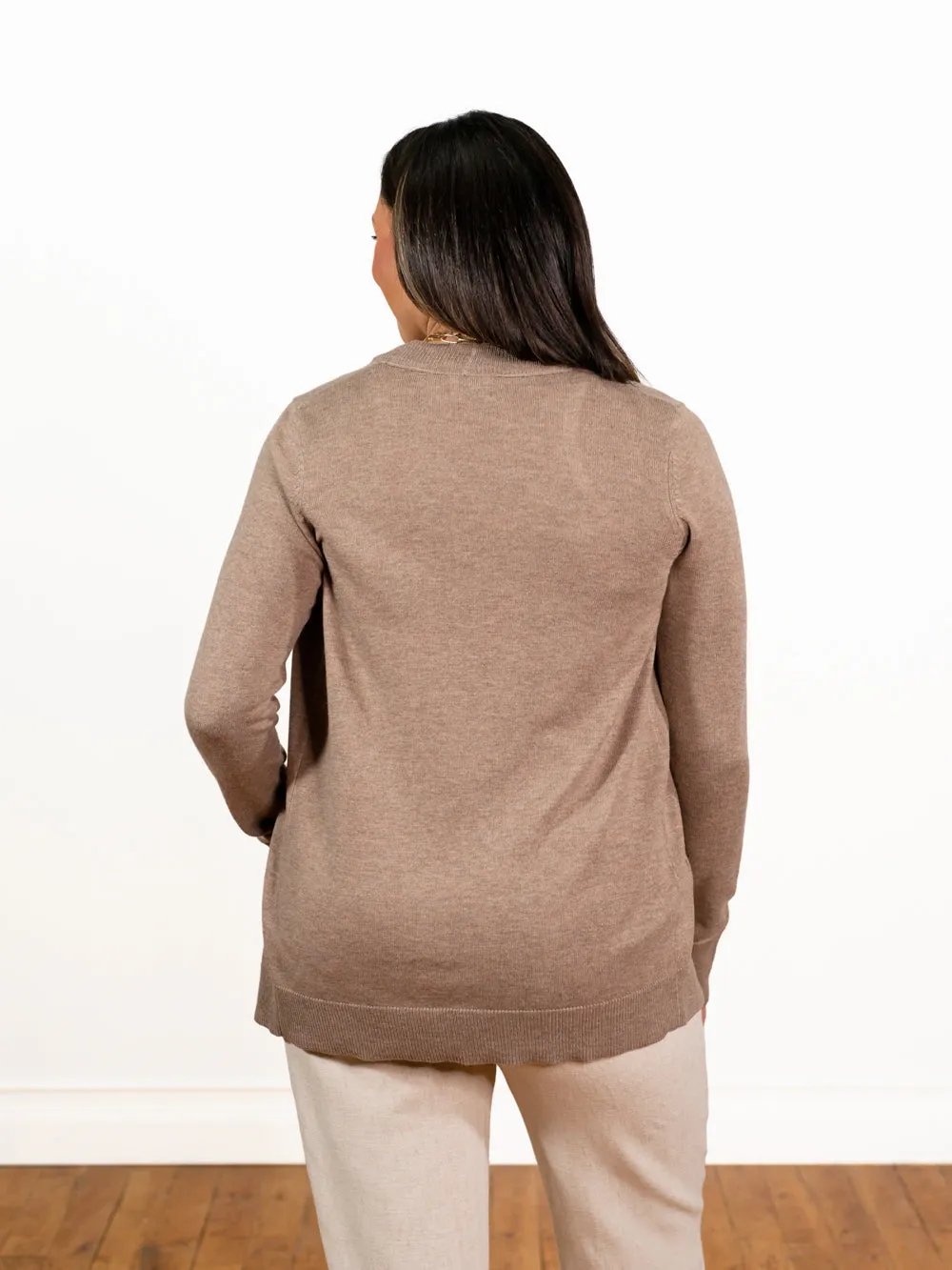 Willow Tall Cardigan - Mocha sold by Amalli Talli product image thumbnail 4