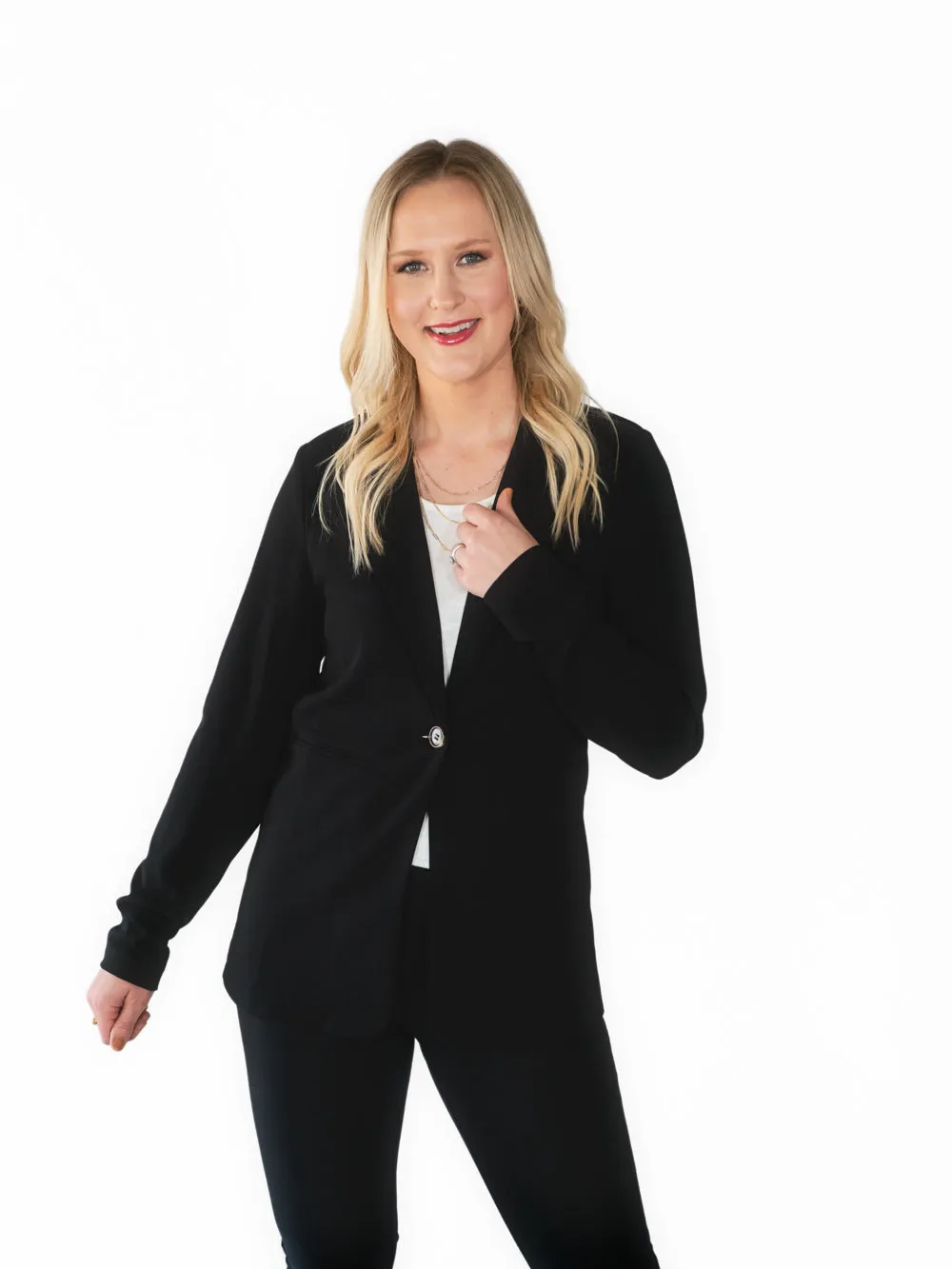 Black Tall Blazer sold by Amalli Talli product image thumbnail 2