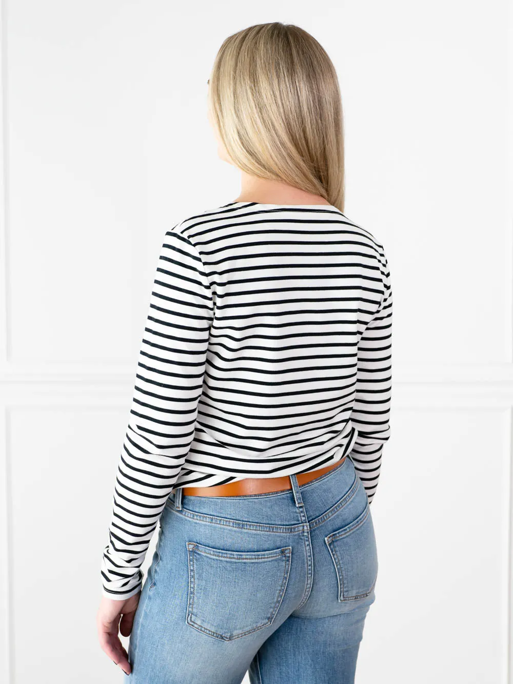 Mae Striped Tall Long Sleeve sold by Amalli Talli product image thumbnail 3