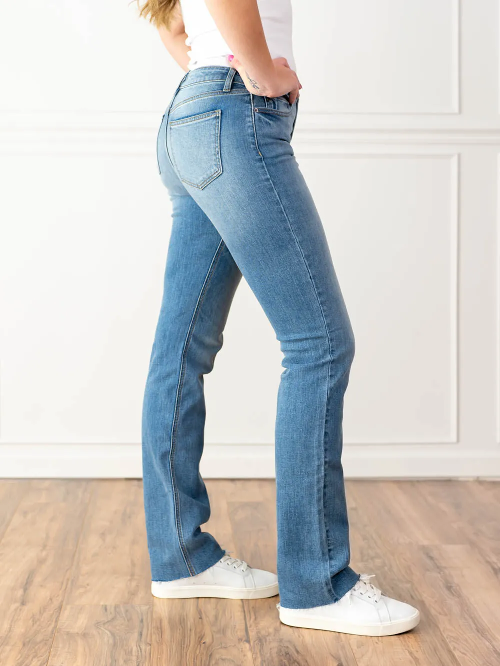 Chanel Tall Straight Leg Jean - Medium Wash sold by Amalli Talli product image thumbnail 4