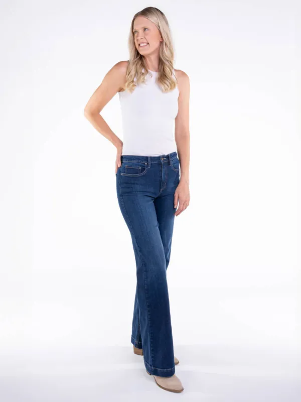Finley Tall Wide Leg Jean - Dark Wash sold by Amalli Talli