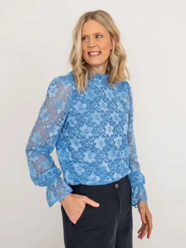 Naomi Floral Lace Tall Top made by Amalli Talli