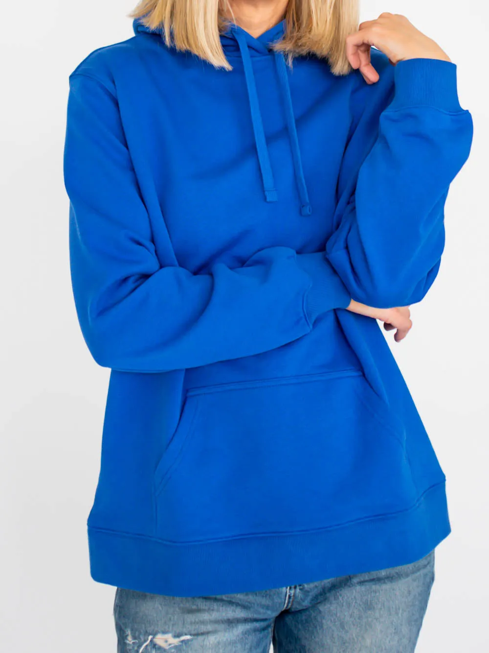 Favorite Tall Hoodie Sweatshirt - Blue sold by Amalli Talli product image thumbnail 2
