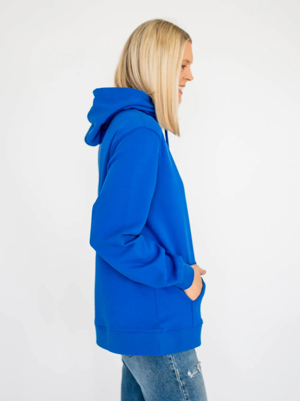 Favorite Tall Hoodie Sweatshirt - Blue sold by Amalli Talli product image thumbnail 3
