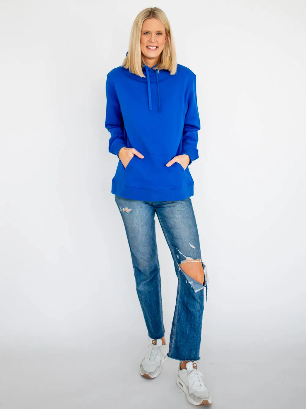 Favorite Tall Hoodie Sweatshirt - Blue sold by Amalli Talli