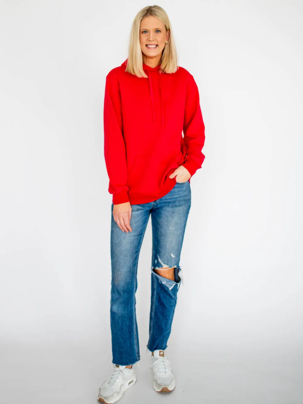 Favorite Tall Hoodie Sweatshirt - Red sold by Amalli Talli