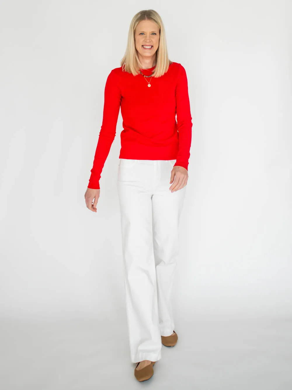 Crème de la Crème Tall Tee - Red sold by Amalli Talli product image thumbnail 2