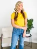 The OG Cotton Tall Tee - Butterscotch sold by Amalli Talli