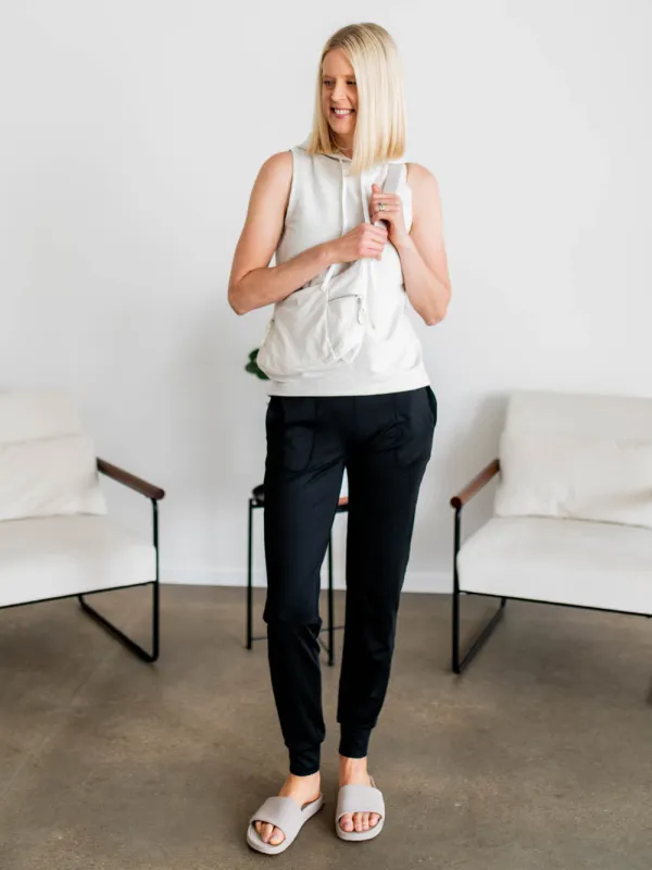 Stride Tall Jogger - Black sold by Amalli Talli