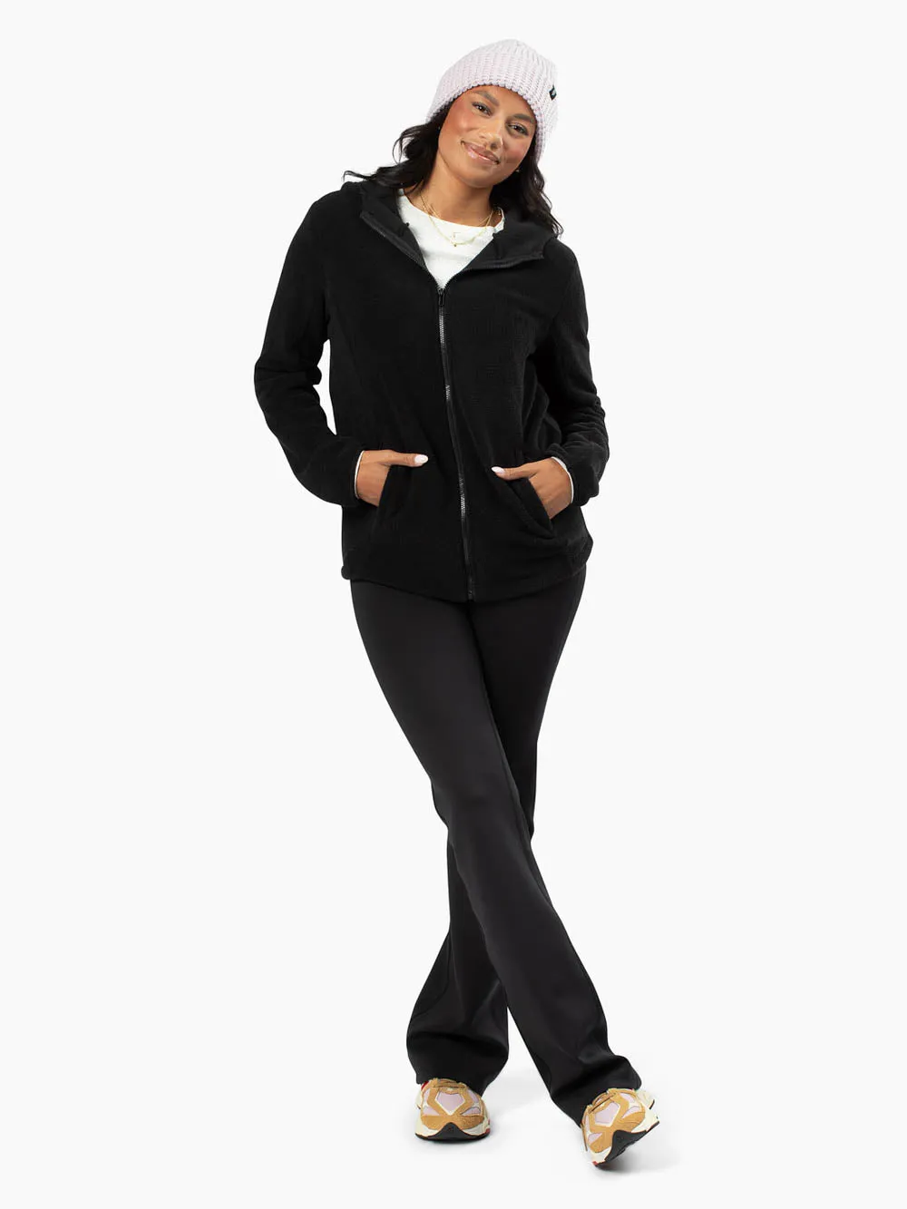 Replay Tall Fleece Jacket - Black sold by Amalli Talli