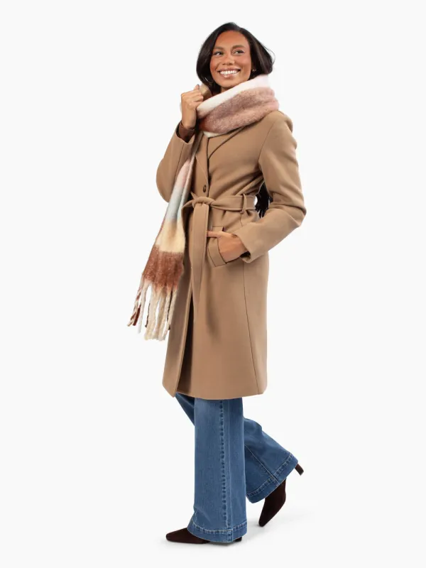 Vivian Tall Double Breasted Coat made by Amalli Talli