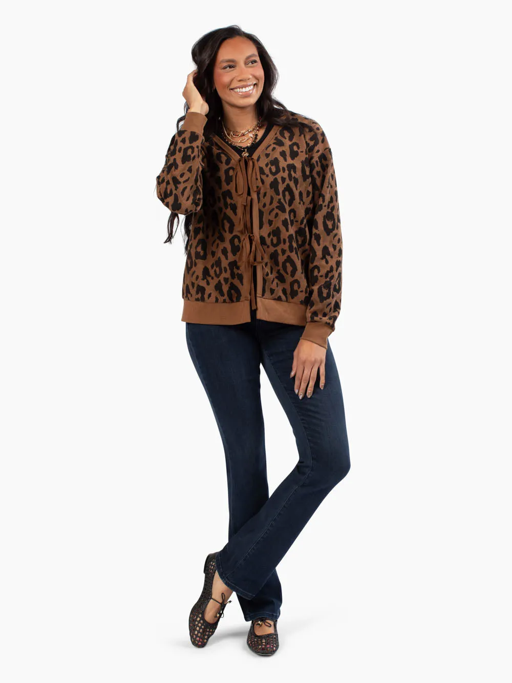 Catwalk Tall Tie Cardigan sold by Amalli Talli