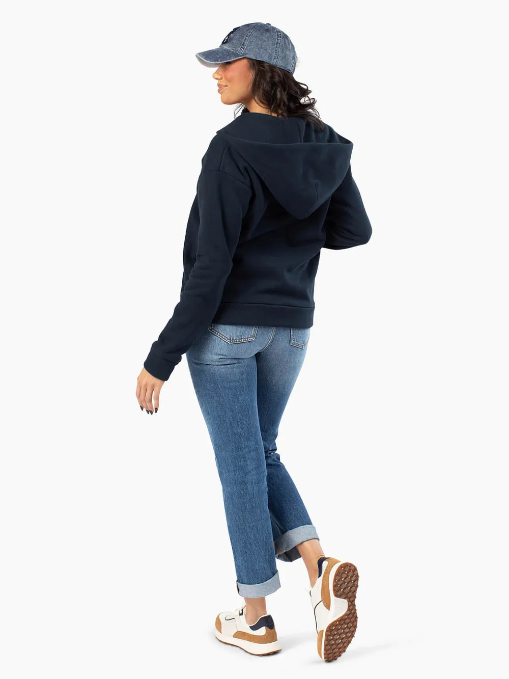 Everyday Zip-Up Tall Hoodie - Storm Blue sold by Amalli Talli product image thumbnail 4