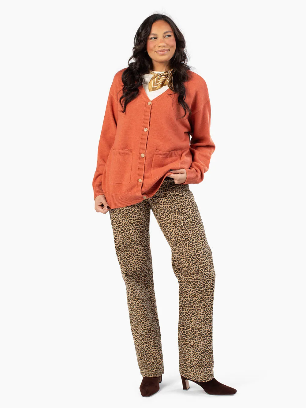 Heritage Tall Cardigan - Clay Rose sold by Amalli Talli product image thumbnail 5