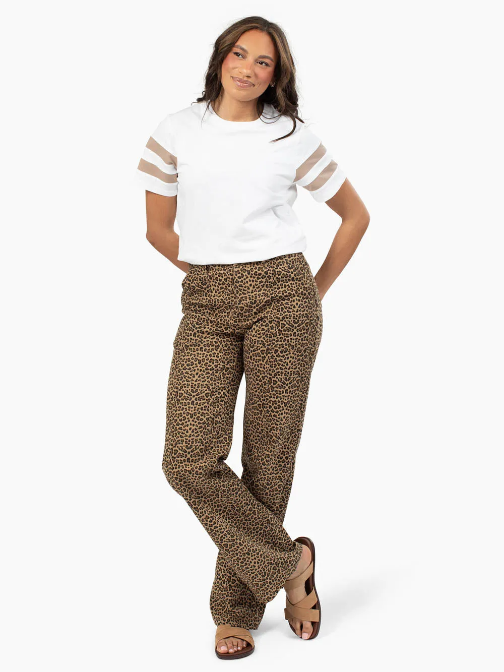 Camden Tall Tee - Ecru sold by Amalli Talli