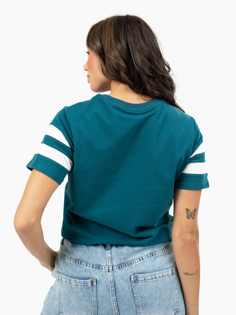 Camden Tall Tee - Deep Teal sold by Amalli Talli product image thumbnail 4