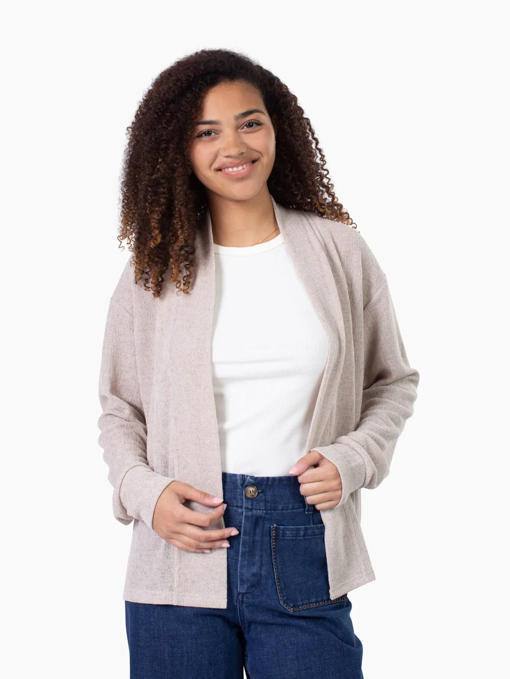 Cove Tall Cardigan - Sand sold by Amalli Talli product image thumbnail 2