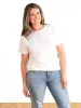 Boyfriend Crew Neck Tall Tee - White sold by Amalli Talli