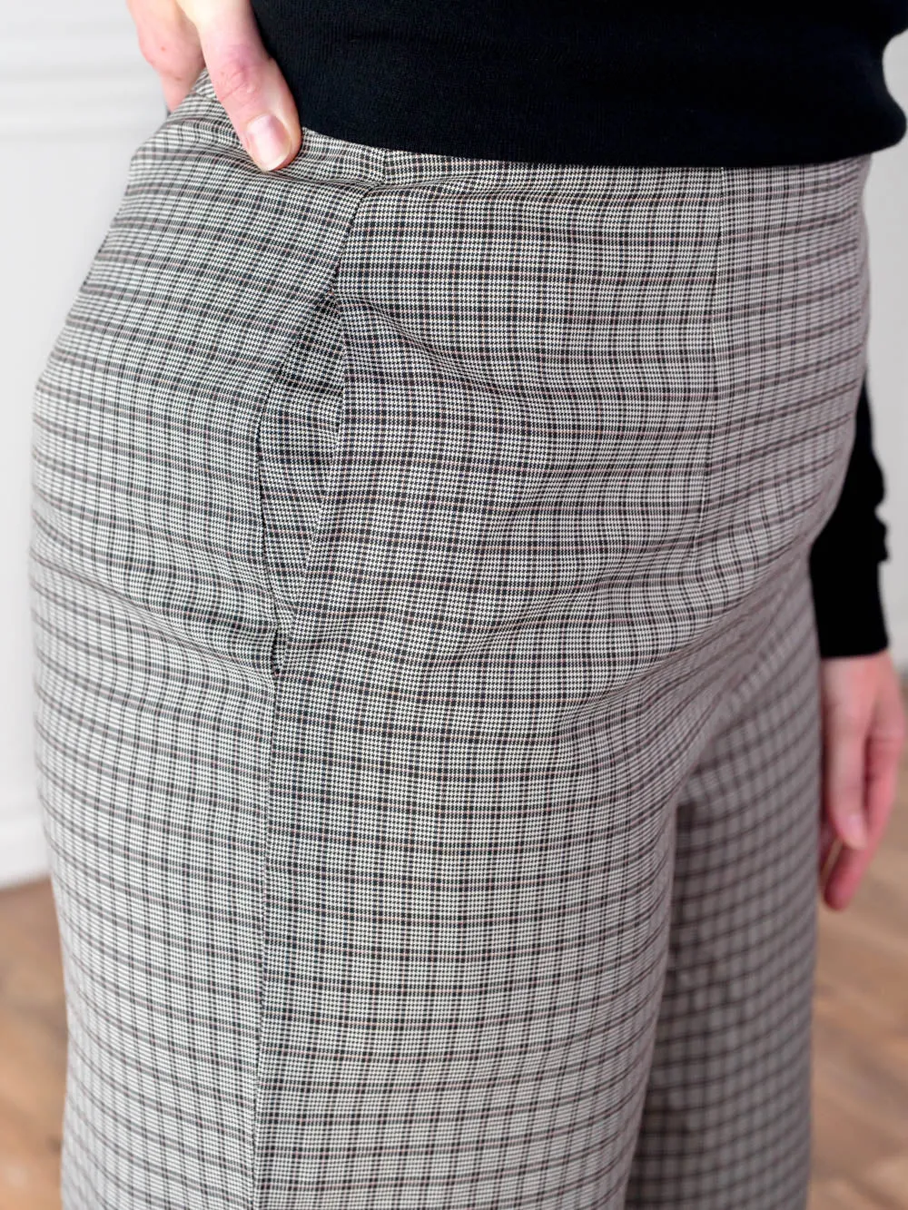Avery Tall Plaid Pant sold by Amalli Talli product image thumbnail 5