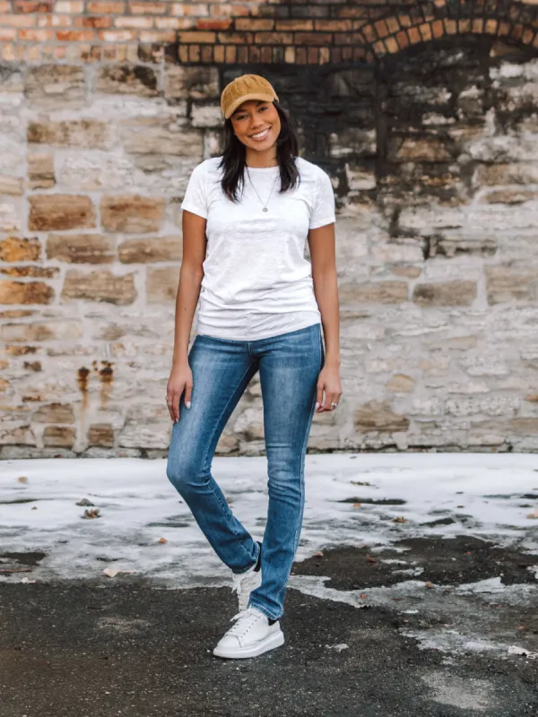 Maxine Tall Slim Straight Leg Jean sold by Amalli Talli