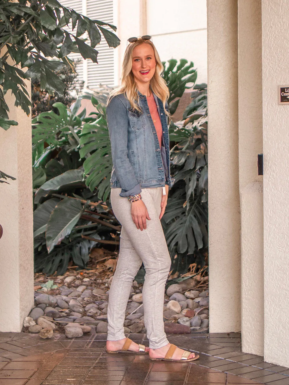 Essential Tall Lounge Joggers - Natural - FINAL SALE sold by Amalli Talli