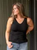 Hudson Tall Tank Top - Black - FINAL SALE sold by Amalli Talli