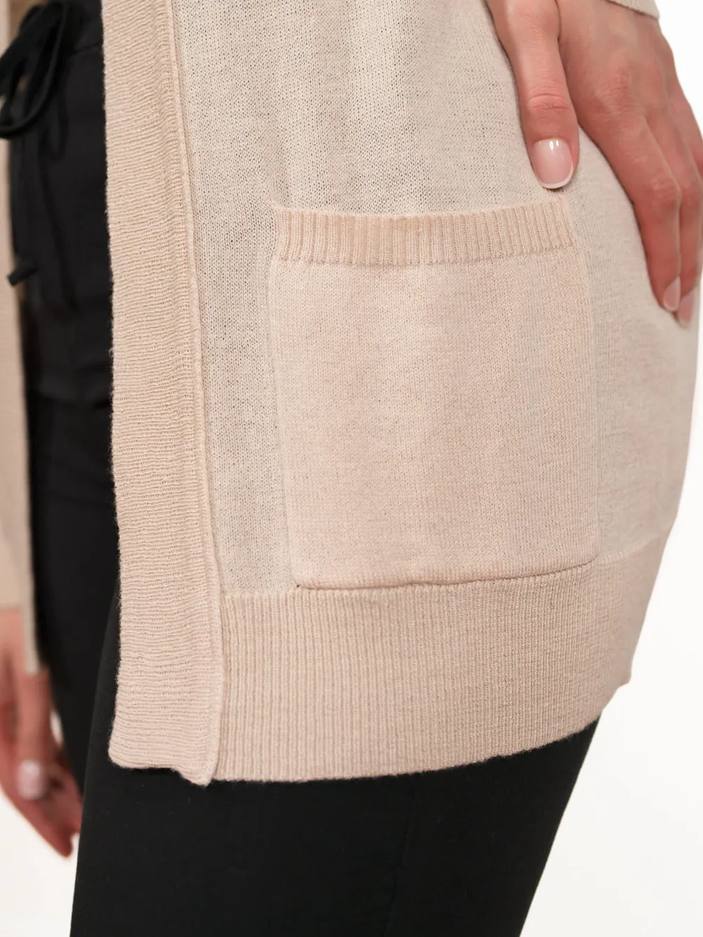 Willow Tall Cardigan - Oatmeal sold by Amalli Talli product image thumbnail 5