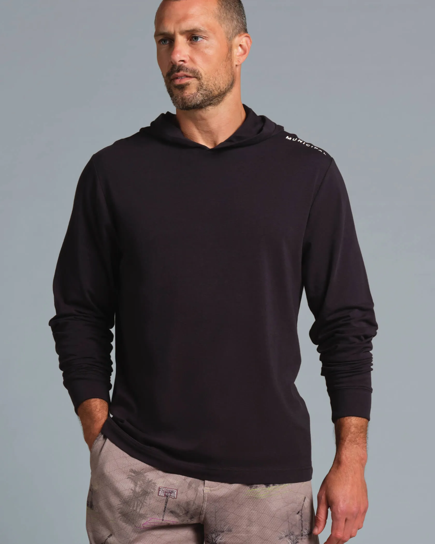 Enduro Stretch LS Hooded T-Shirt sold by MUNICIPAL product image thumbnail 2