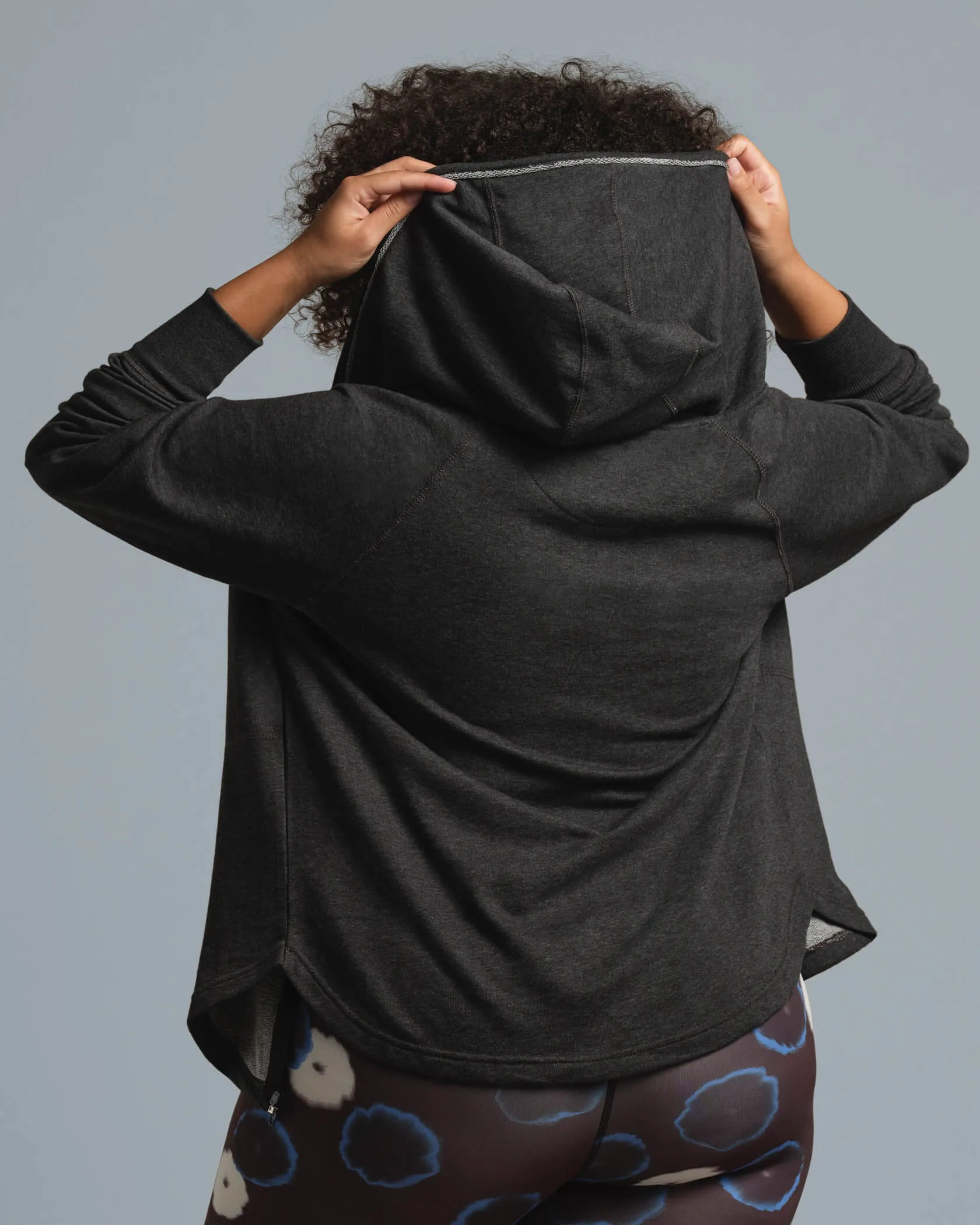 Women's French Terry Full Zip Hoodie sold by MUNICIPAL product image thumbnail 3