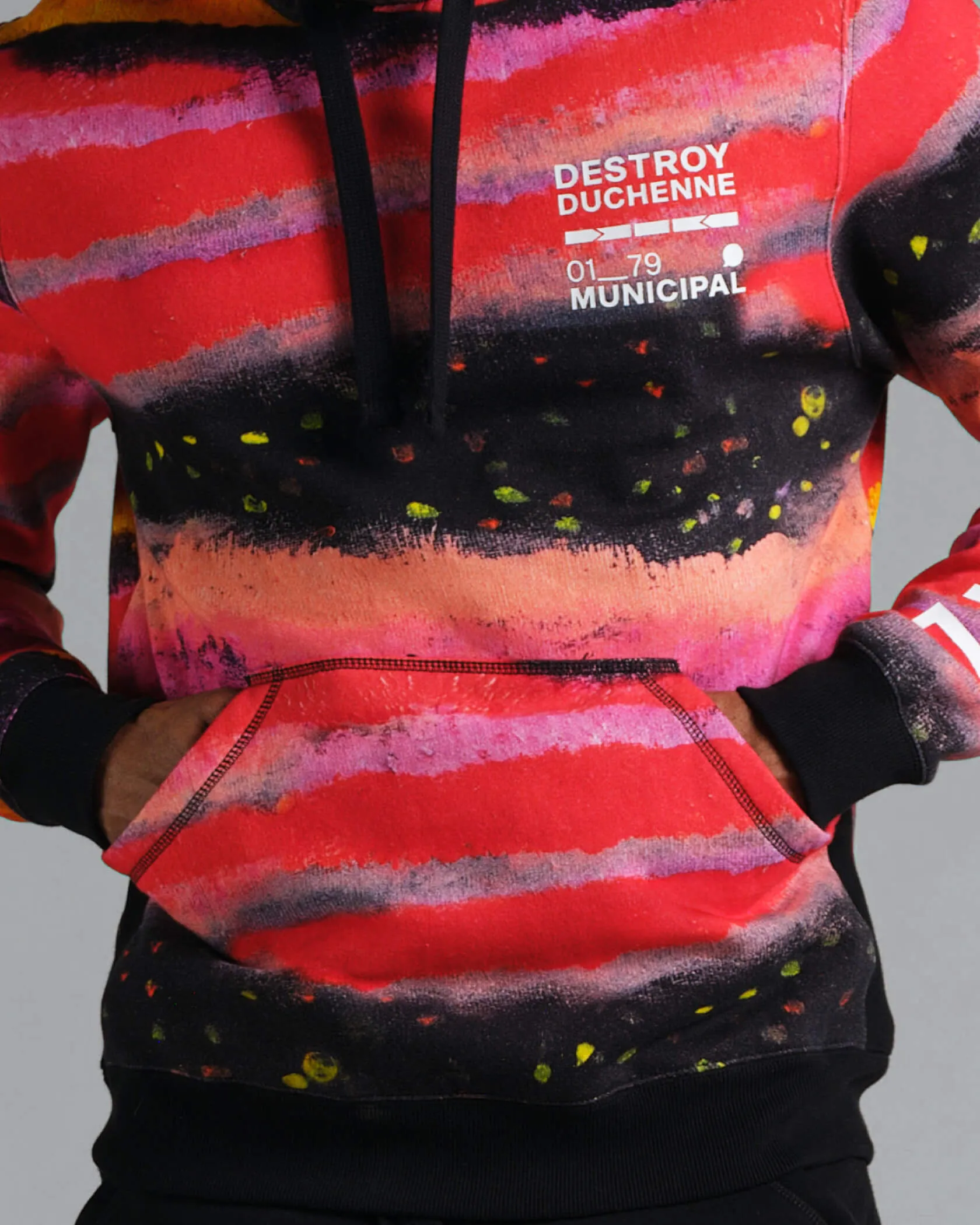 Destroy Duchenne Hoodie sold by MUNICIPAL product image thumbnail 3