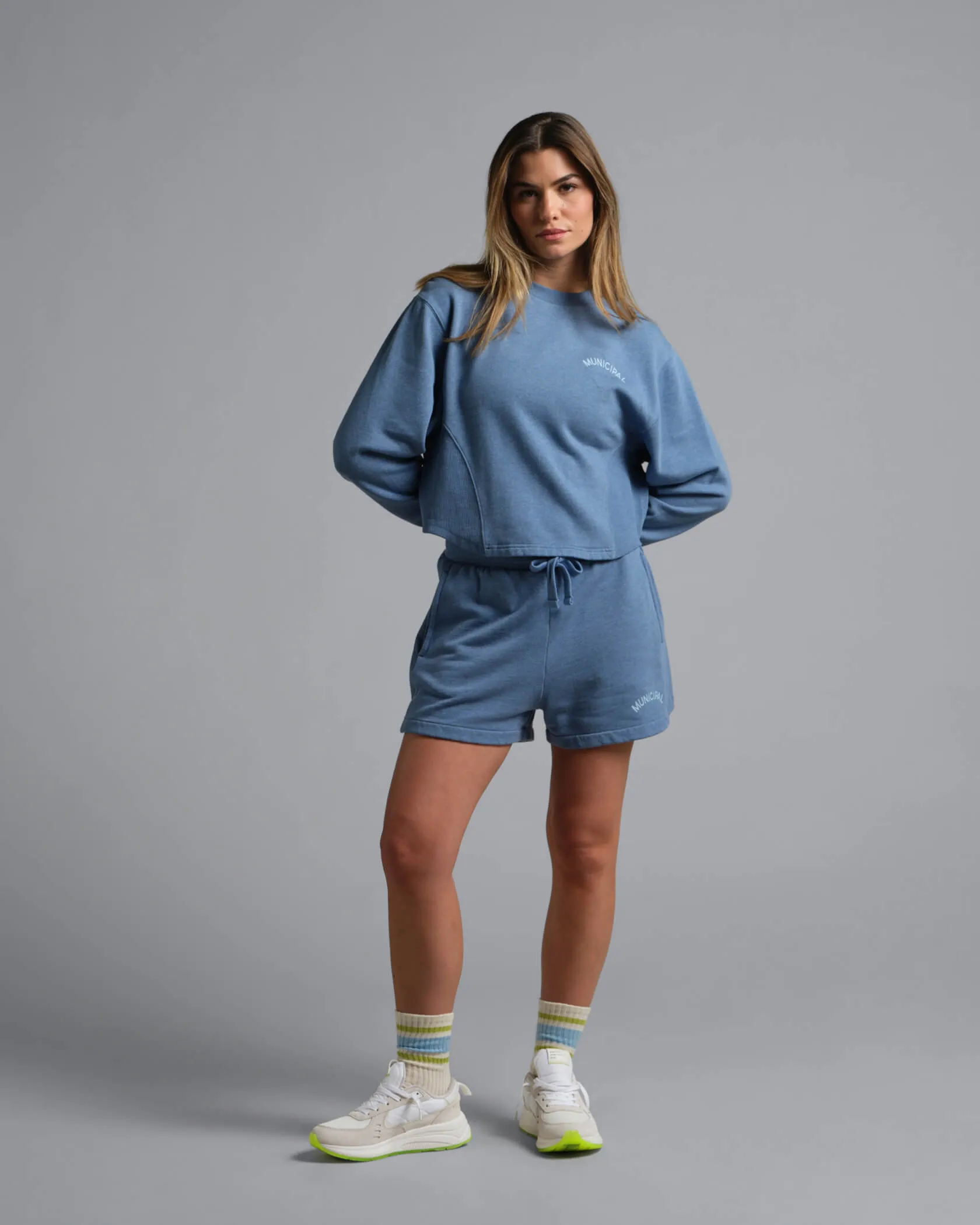 Women's Hang Back Fleece Shorts sold by MUNICIPAL product image thumbnail 3