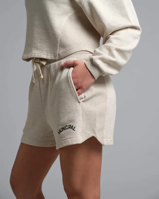 Women's Hang Back Fleece Shorts sold by MUNICIPAL